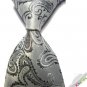 New Gray Paisley JACQUARD WOVEN Men's Tie Necktie