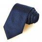 New White Dot Navy Dark Blue Classic Mens Tie Necktie Formal Wedding Gift KT0005