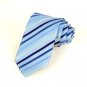 Striped Light Blue JACQUARD Men's Tie Formal Necktie Wedding Holiday Gift #0017