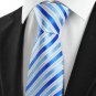 Luxury Striped Royal Blue JACQUARD Men's Tie Necktie Wedding Holiday Gift #0029