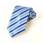 Luxury Striped Royal Blue JACQUARD Men's Tie Necktie Wedding Holiday Gift #0029