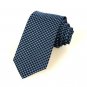New Squared Checked avy JACQUARD Men's Tie Necktie Wedding Holiday Gift #0027
