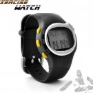 SPORTS EXERCISE WATCH WITH PULSE + CALORIE READER