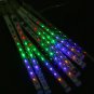 Multi Color LED Meteor Shower Rain Tube Lights Outdoor Tree Decoration