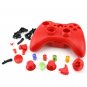 WIRELESS CONTROLLER REPLACEMENT SHELL RED for XBOX 360
