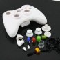 White Controller Case Shell Cover with Buttons for XBox 360