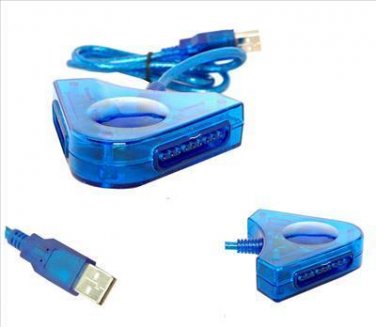DUAL PSX to USB CONTROLLER ADAPTER CONVERTER FOR PC PS2