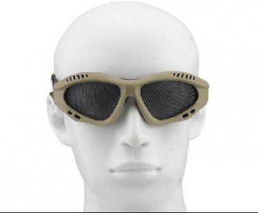 Tactical Equipment Paintball Metal Wire Mesh Airsoft Safety Goggle