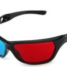 Brand New Plastic Frame Resin Lens Anaglyphic 3D Glasses with Glasses Case