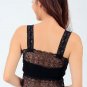 New Sun-top Vest Bra Back Sexy Hollow Big Butterfly Embroidery Camisole