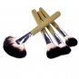 24pcs Professional Cosmetic Makeup Brush Set with Green plaid brushes pack GOAT HAIR