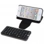 Wireless Bluetooth Qwerty Keyboard with Leather Case for iPhone 5