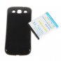 Durable Replacement 3.7V 4500mAh Battery + Back Case for Samsung Galaxy S3 i9300