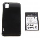 3.7V 3500mAh Rechargeable Extended Battery + Cover for LG Optimus Black P970