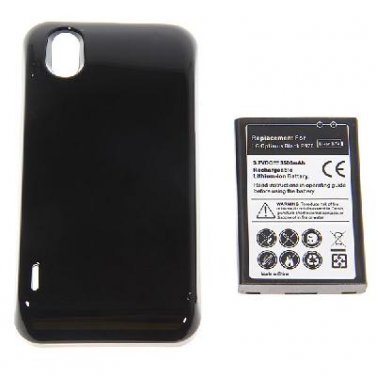 3.7V 3500mAh Rechargeable Extended Battery + Cover for LG Optimus Black P970
