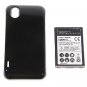 3.7V 3500mAh Rechargeable Extended Battery + Cover for LG Optimus Black P970