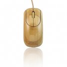 New Anti-radiation Low Carbon Bamboo USB Optical Scroll Wheel Mouse for PC Laptop
