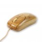 New Anti-radiation Low Carbon Bamboo USB Optical Scroll Wheel Mouse for PC Laptop