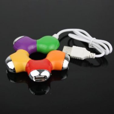 4-Port High Speed Multiple Color USB 2.0 Hub