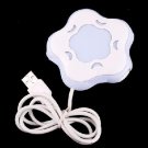 Flower 4 Ports Hub USB 2.0 W/ 7 Colors and Changing Light