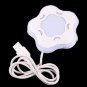 Flower 4 Ports Hub USB 2.0 W/ 7 Colors and Changing Light