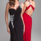 New Sexy Chiffon Blink Prom Ball Formal Party Dress White Black Red New Sexy Chiffon Blink Prom Ball Formal Party Dress White Black Red