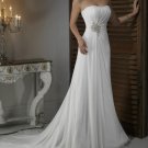 New Sexy White / Ivory Wrinkle Chiffon Bride Gown Wedding Dress Free custom Size Color New Sexy White / Ivory Wrinkle Chiffon Bride Gown Wedding Dress Free custom Size Color