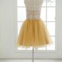 Custom Made Lace Tulle Bridesmaid Dress Prom Dress Mint Blue Yellow Dress Evening Dress