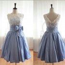 Lace Dresses, Short Prom Dresses, Bridesmaid Dress, Fashion Evening Dress, Taffeta Wedding Dresses