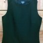 Golf Israel size 38 top blouse vest lawyer look classic dark green
