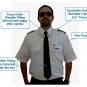 US 22/ EU 53 Aviator-Airline-Commander-Uniform-Pilot Shirt-Short Sleeves-Egyptian Cotton-iZULU