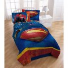 NWT Marvel Super Man "Man of Steel" 4pcs Twin Size Bedding Set--Combine n $aVe