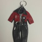 MOTORCYCLE BIKER  Racing Suit Jacket LEATHER MINI KEY CHAIN Keychain great gift