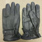 Gel Palm Lambskin Leather Motorcycle Winter Gloves Thinsulate LINED snap closer