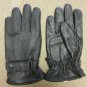 Gel Palm Lambskin Leather Motorcycle Winter Gloves Thinsulate LINED snap closer