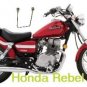 Motorcycle SaddleBags Brackets Set for Honda Rebel Series models Support Pair