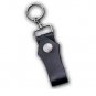 Leather Key holder Keeper for belt Black New size small key ring New Black