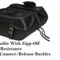 Detachable Motorcycle Saddlebags 2 Strap Quick release Zip Off Studded # 216
