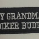 MY GRANDMA'S BIKER BUDDY for Children Motorcycle biker Patches sew on jacket ves