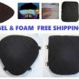 Driver & Back Passenger Seats Gel Pads Set for Kawasaki Vulcan 500 LTD Models