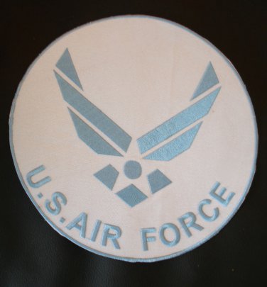 US Air Force Round Back Patch Insignia sign for Biker motorcycle vest or Jacket