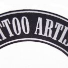 Tattoo Artist Patch Rocker Biker Motorcycle Patches for Vest Jacket size 11"
