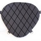 Motorcycle Driver Seat Gel Pad Seat Cushion Black with Gel and Memory Foam Combo