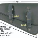 MOTORCYCLE Leather Solo Bag Swingarm SIDE Bag for Harley Sportster Models new704