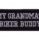 MY GRANDMA'S BIKER BUDDY PATCH FOR KIDS CHILDREN VEST JACKET NEW