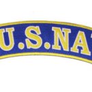 US NAVY PATCH TOP ROCKR FOR MOTORCYCLE BIKER LEATHER VEST JACKET