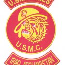 US MARINES CORPS MARINE BULL DOG IRAQ AFGHANISTAN PATCH SET FOR VEST JACKET NEW