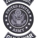 US ARMY COMBAT MEDIC GULF WAR BACK PATCHES FOR VETERAN VET BIKER VEST JACKET