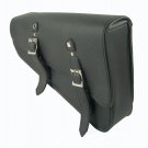 MOTORCYCLE Leather Solo Bag Swingarm SIDE Bag for Custom Chopper Bobber Rat Bike