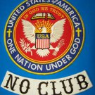 No club Biker Patches set one nation under God Patriot Riders for jacket vest